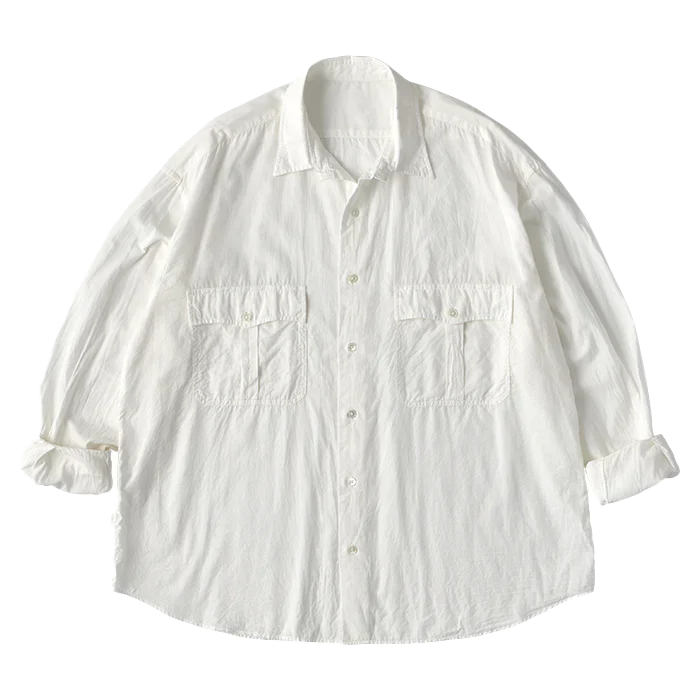 Porter Classic ROLL UP CHAMBRAY SHIRT