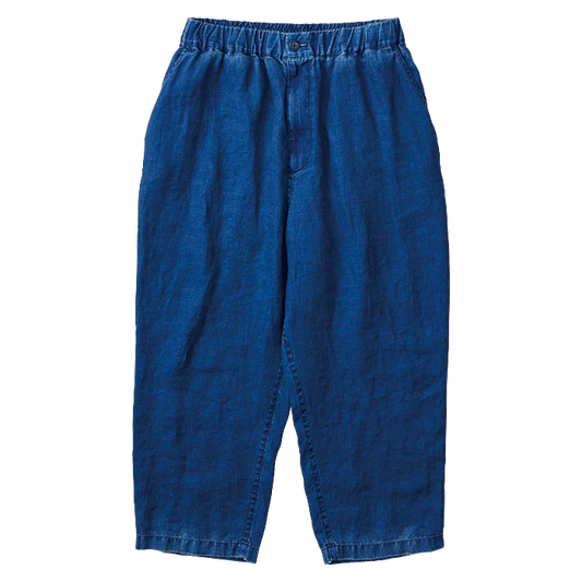 Porter Classic INDIGO LINEN EASY PANTS