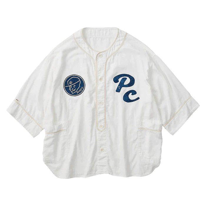 Porter Classic SUVIN GOLD GAUZE BASEBALL SHIRT CUSTOM