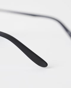 YELLOWS PLUS PETE SUNGLASS Matt Black/Silver