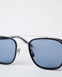 YELLOWS PLUS PETE SUNGLASS Matt Black/Silver