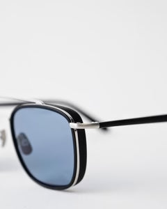 YELLOWS PLUS PETE SUNGLASS Matt Black/Silver