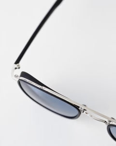 YELLOWS PLUS PETE SUNGLASS Matt Black/Silver