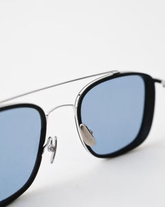 YELLOWS PLUS PETE SUNGLASS Matt Black/Silver