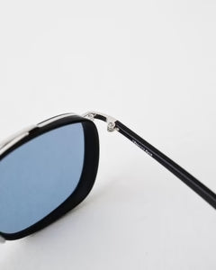 YELLOWS PLUS PETE SUNGLASS Matt Black/Silver