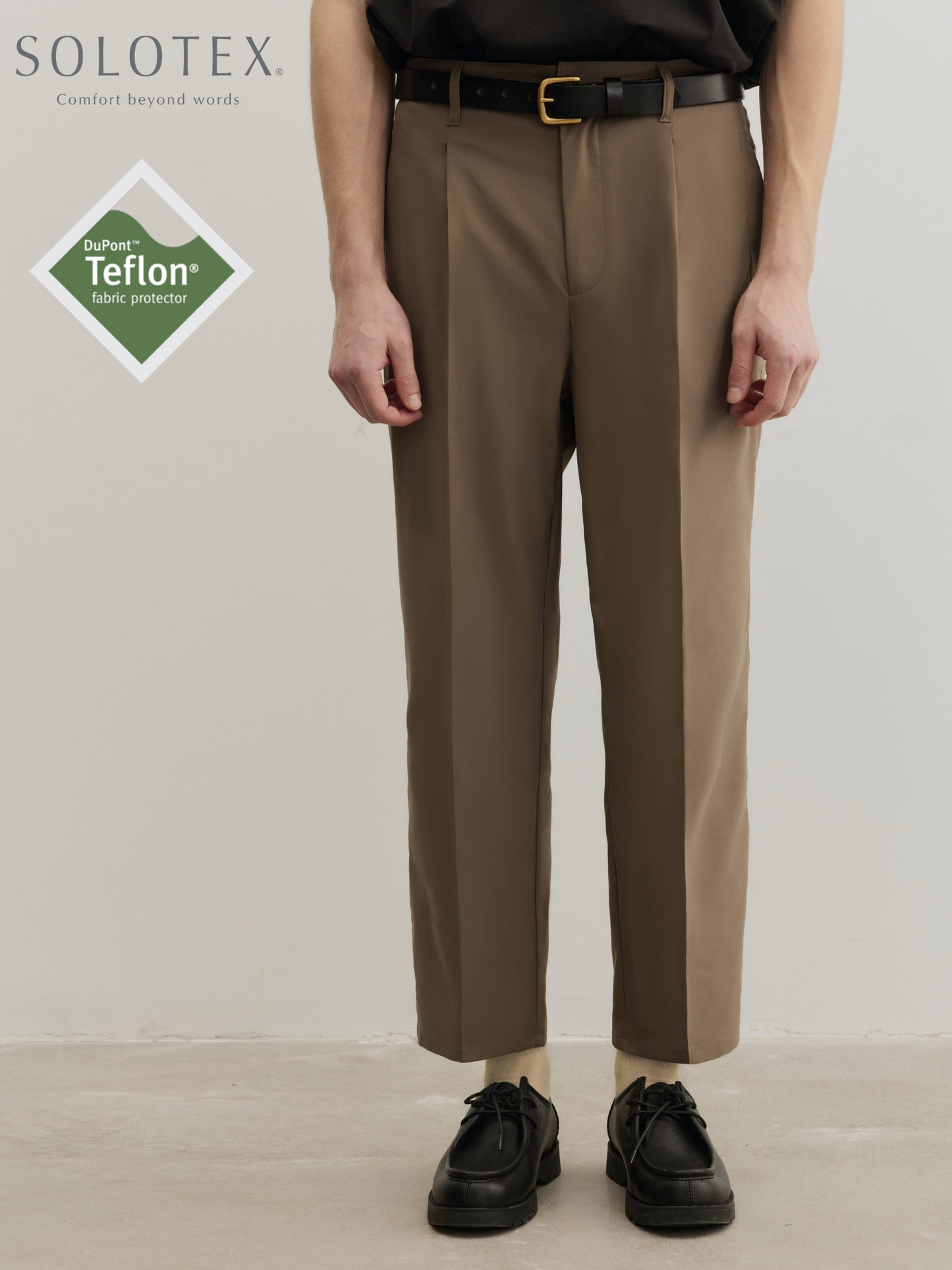 Burcs Single Tuck Cropped Slack