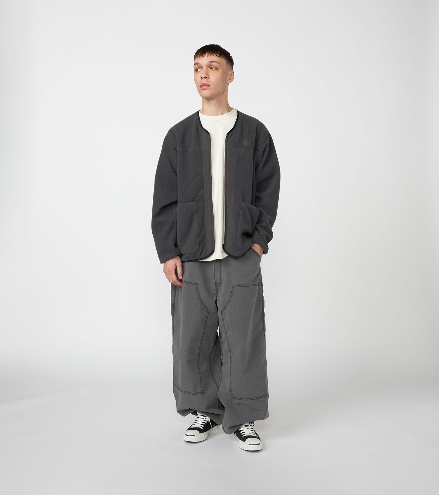 THE NORTH FACE PURPLE LABEL PLAS Fleece Field Cardigan