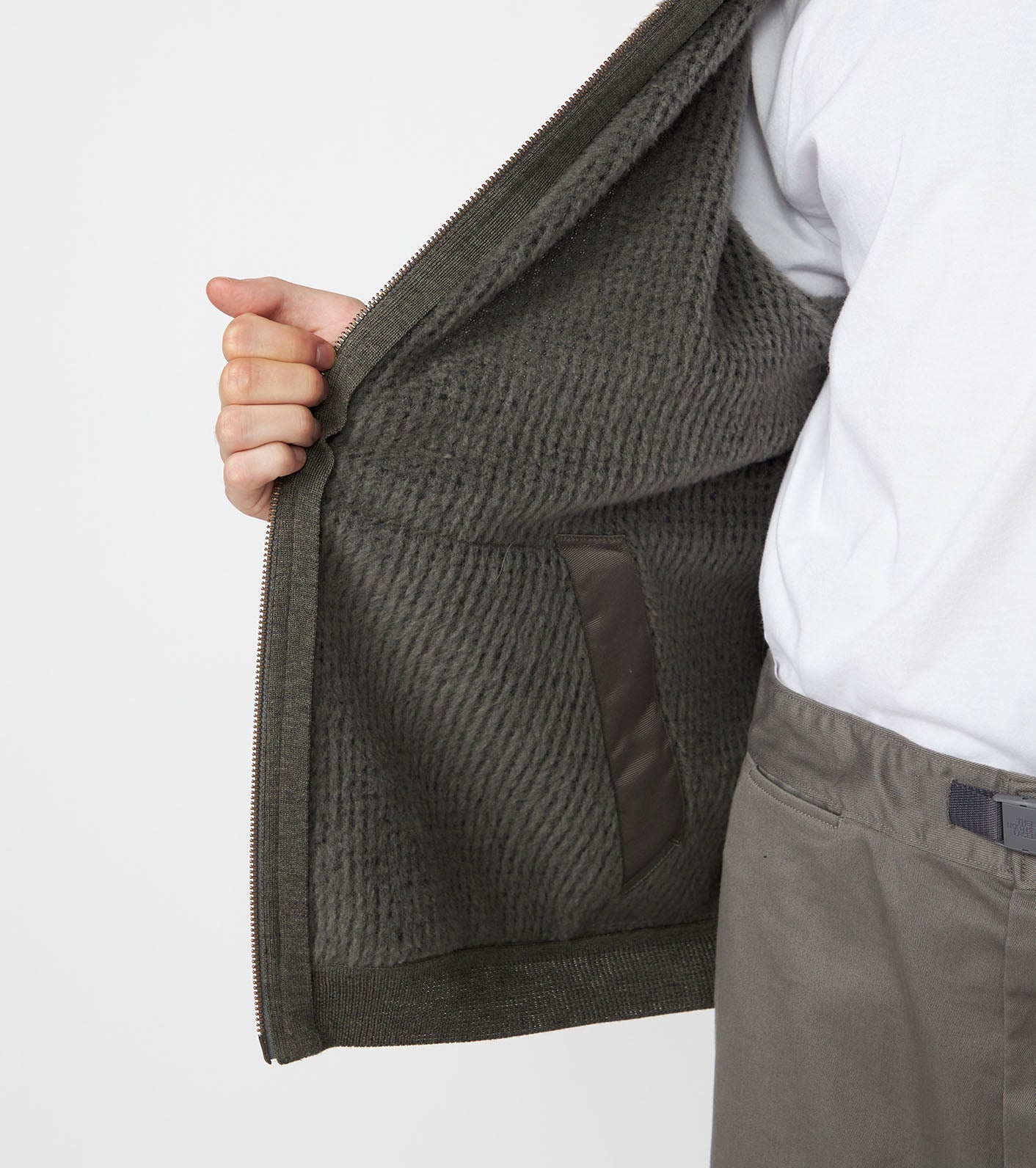 THE NORTH FACE PURPLE LABEL POLARTEC Wool Fleece Sweater Jacket