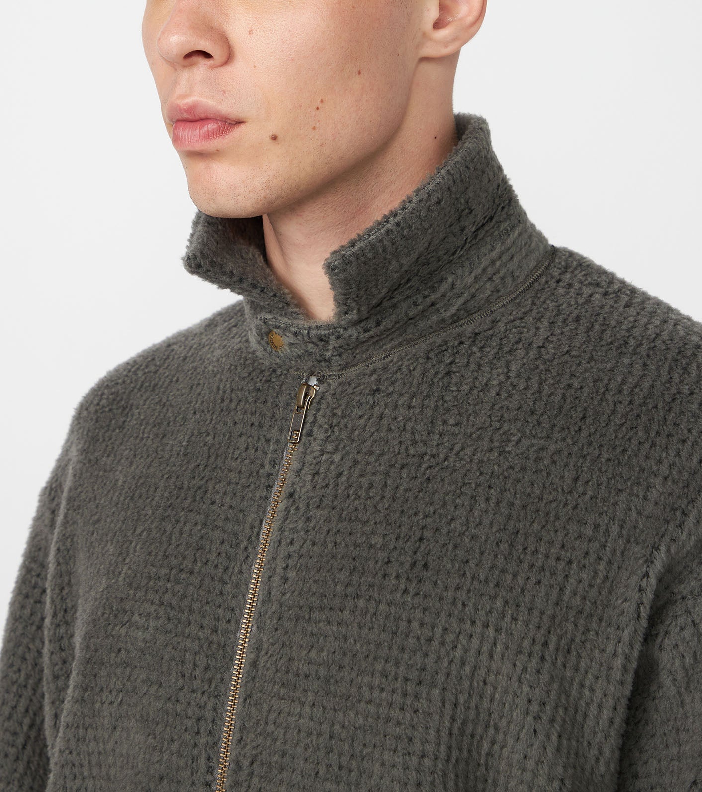 THE NORTH FACE PURPLE LABEL POLARTEC Wool Fleece Sweater Jacket