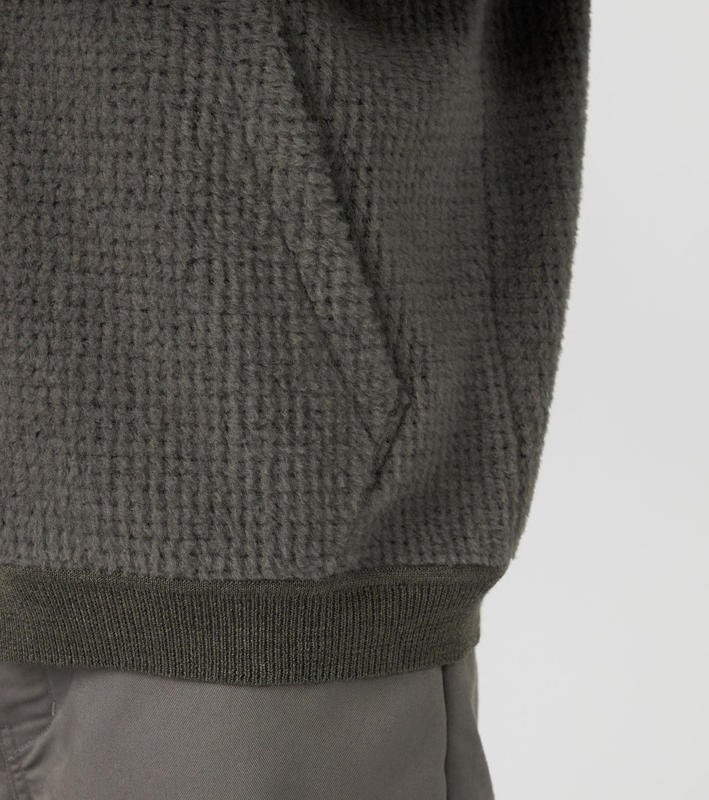 THE NORTH FACE PURPLE LABEL POLARTEC Wool Fleece Sweater Jacket