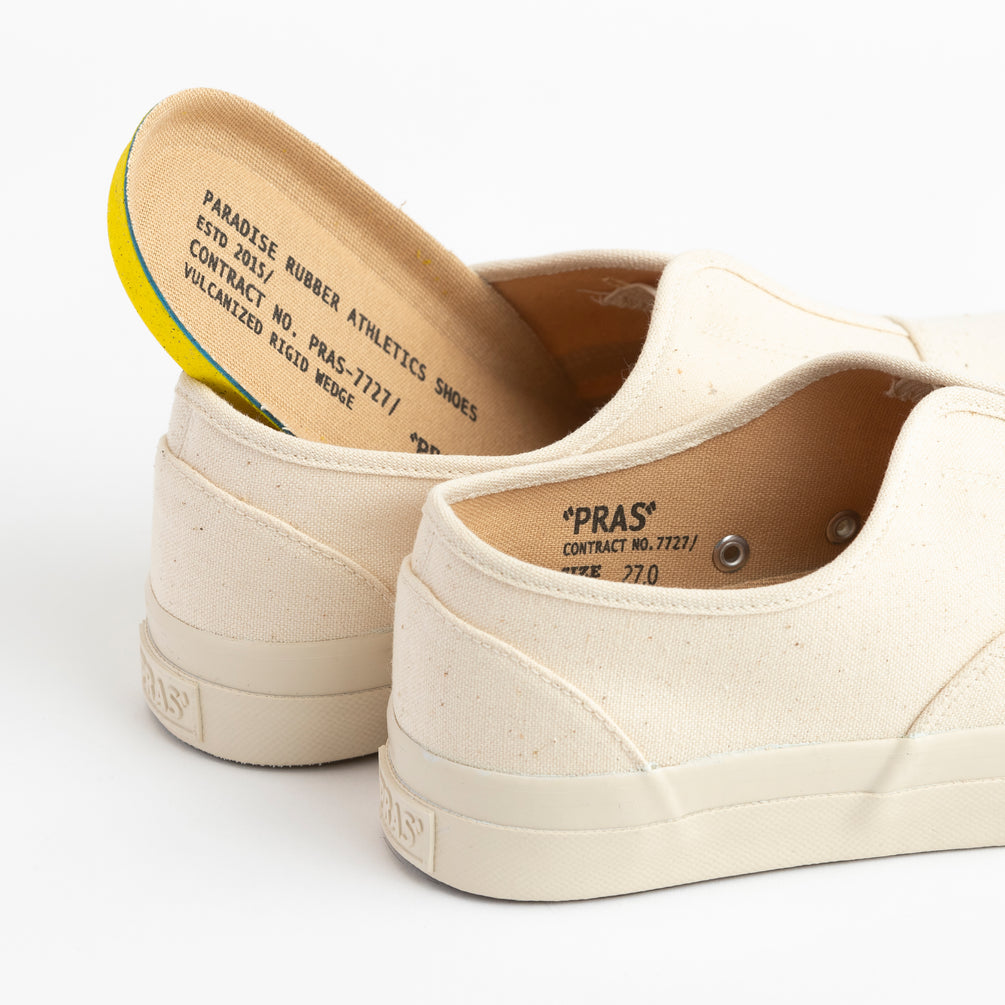 PRAS UNIVERSAL series GRID DECK SLIPON - KINARI X OFF WHITE PRAS-GR02