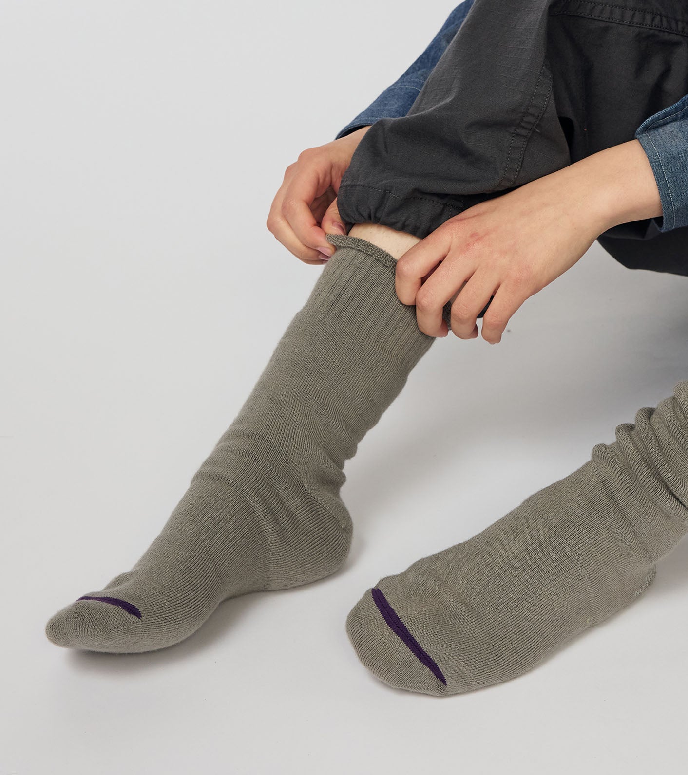 THE NORTH FACE PURPLE LABEL Pack Field Socks 2P
