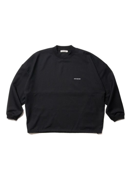 COOTIE PRODUCTIONS POLYESTER TWILL FOOTBALL L/S TEE