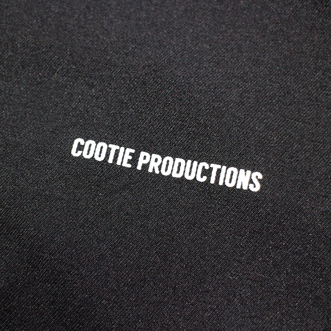 COOTIE PRODUCTIONS POLYESTER TWILL HALF ZIP HOODIE