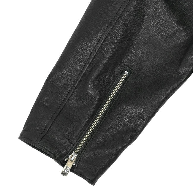 PORTER CLASSIC PC RIDERS JACKET W/LOVE&PEACE SILVER