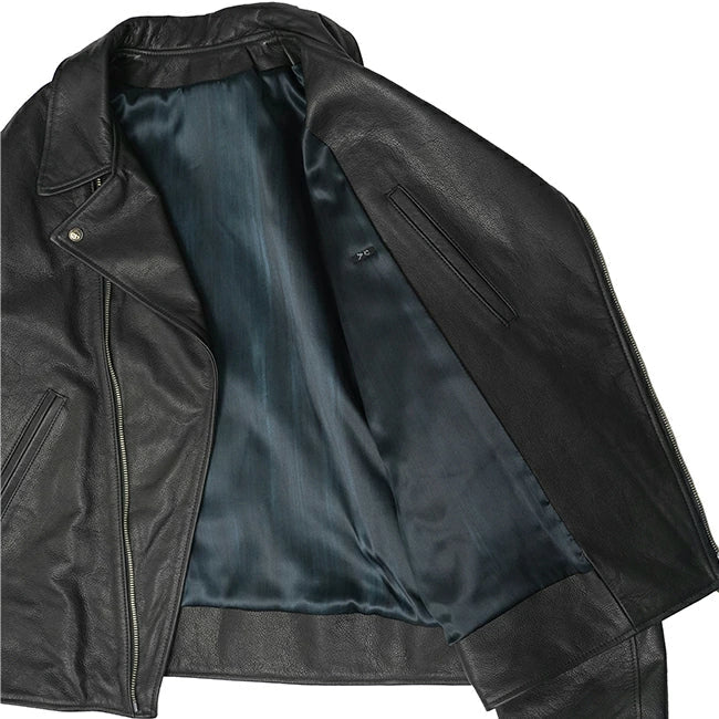 PORTER CLASSIC PC RIDERS JACKET W/LOVE&PEACE SILVER