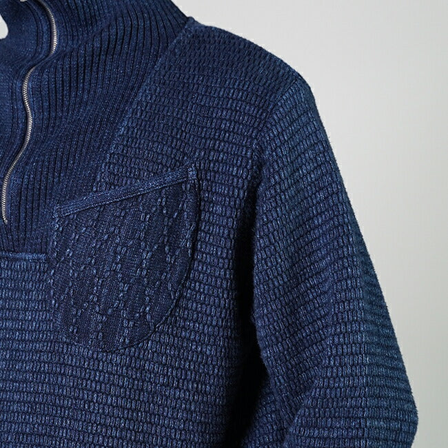 Porter Classic BEATNIK KENDO KNIT HALF ZIP