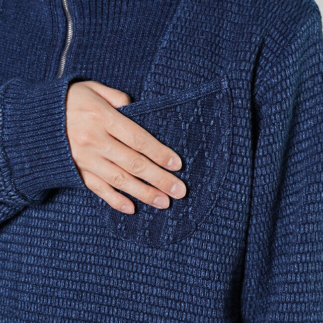 Porter Classic BEATNIK KENDO KNIT HALF ZIP