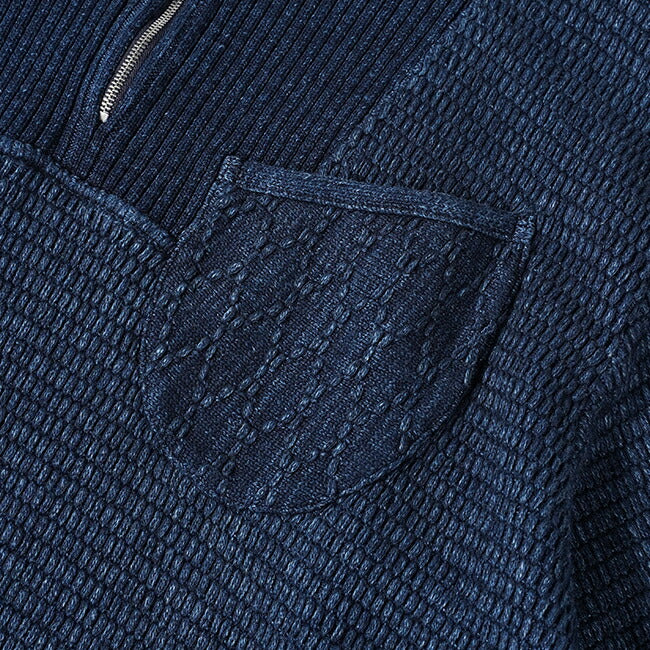 Porter Classic BEATNIK KENDO KNIT HALF ZIP