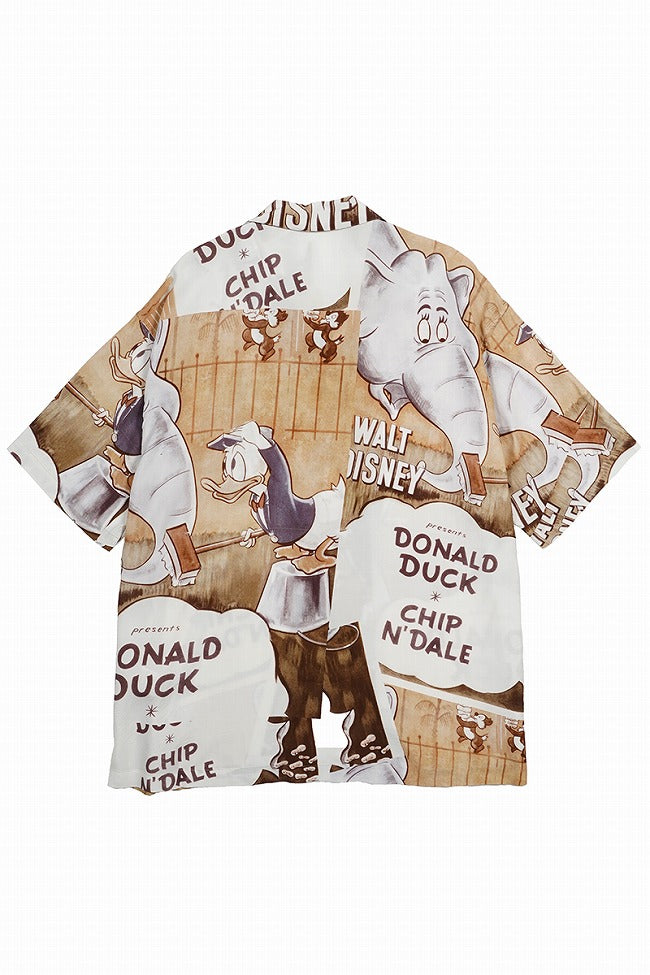 Porter Classic DISNEY V/P PC ALOHA COLLECTION ALOHA SHIRT / DONALD DUCK CHIPN' DALE