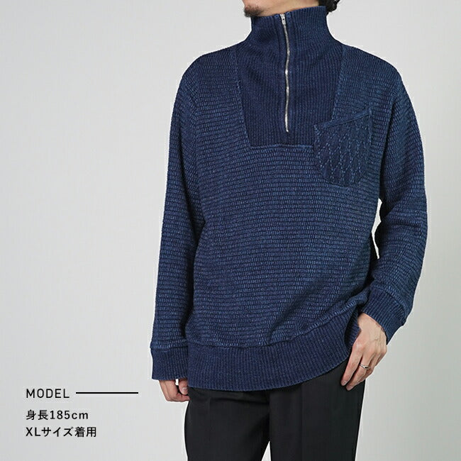 Porter Classic BEATNIK KENDO KNIT HALF ZIP