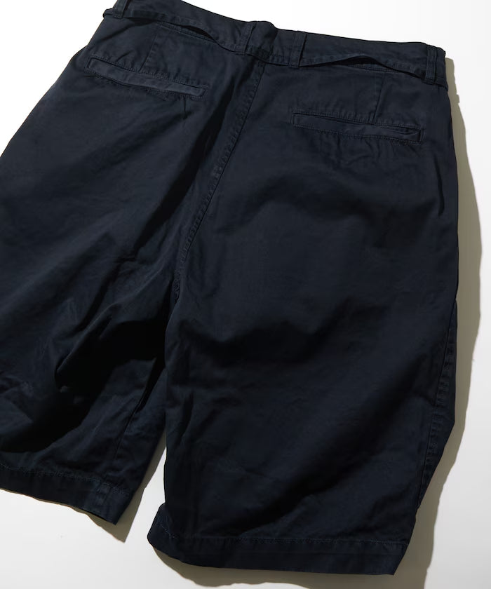 CAHLUMN Extra Long Staple Organic Cotton 2 Tuck Chino Shorts