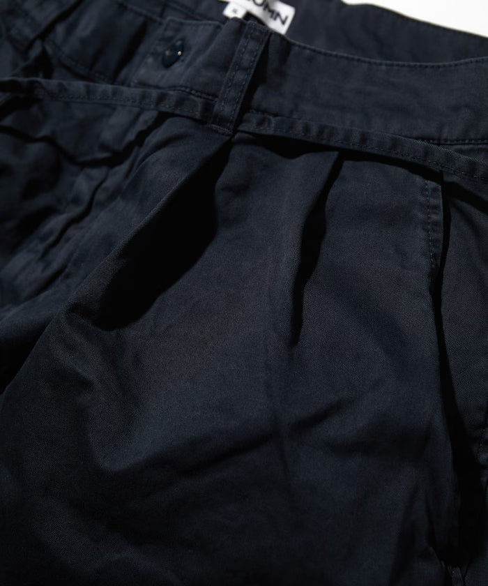 CAHLUMN Extra Long Staple Organic Cotton 2 Tuck Chino Shorts