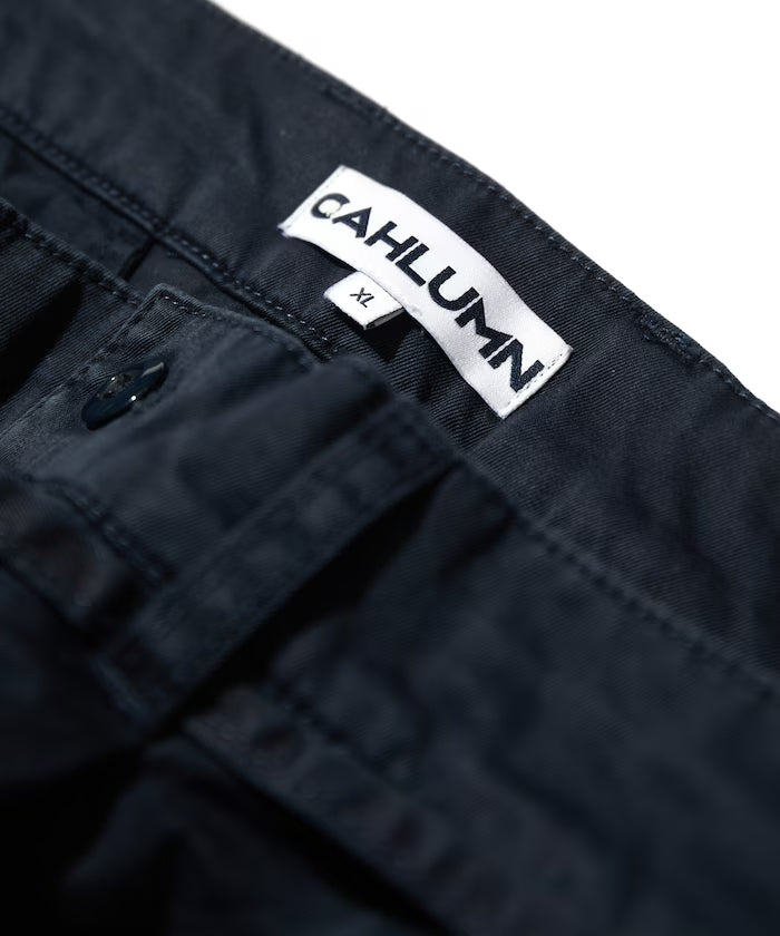 CAHLUMN Extra Long Staple Organic Cotton 2 Tuck Chino Shorts