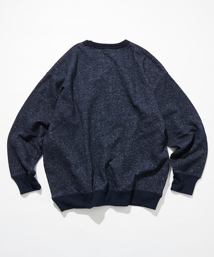 CAHLUMN Merino Wool＋Cotton Loop Back heather Sweatshirt