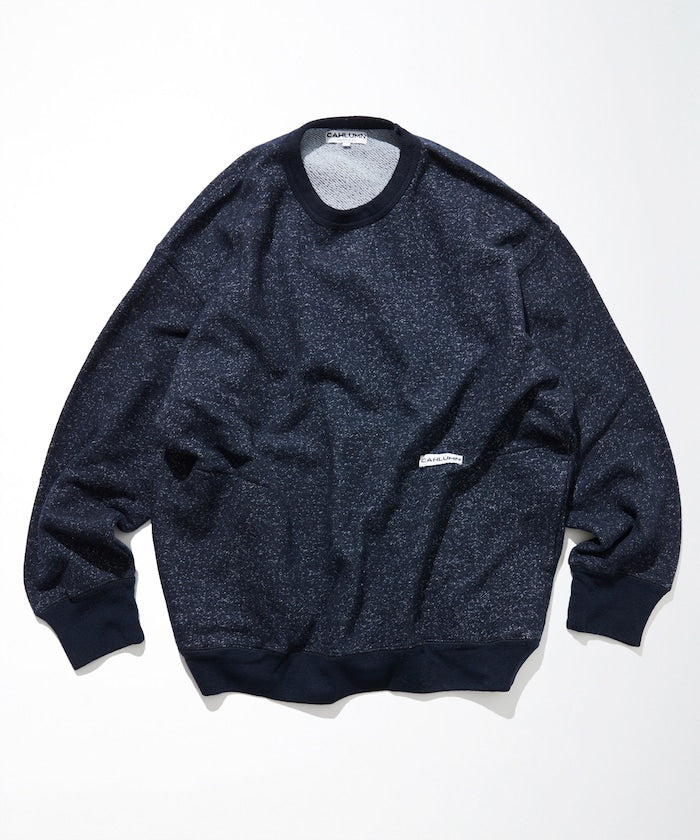 CAHLUMN Merino Wool＋Cotton Loop Back heather Sweatshirt