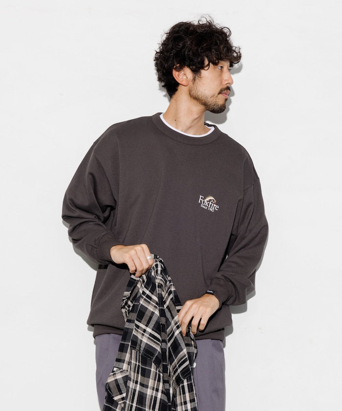 Foxfire Custom Foxfire Catalogue Trout Back Print Crew Neck Sweatshirt
