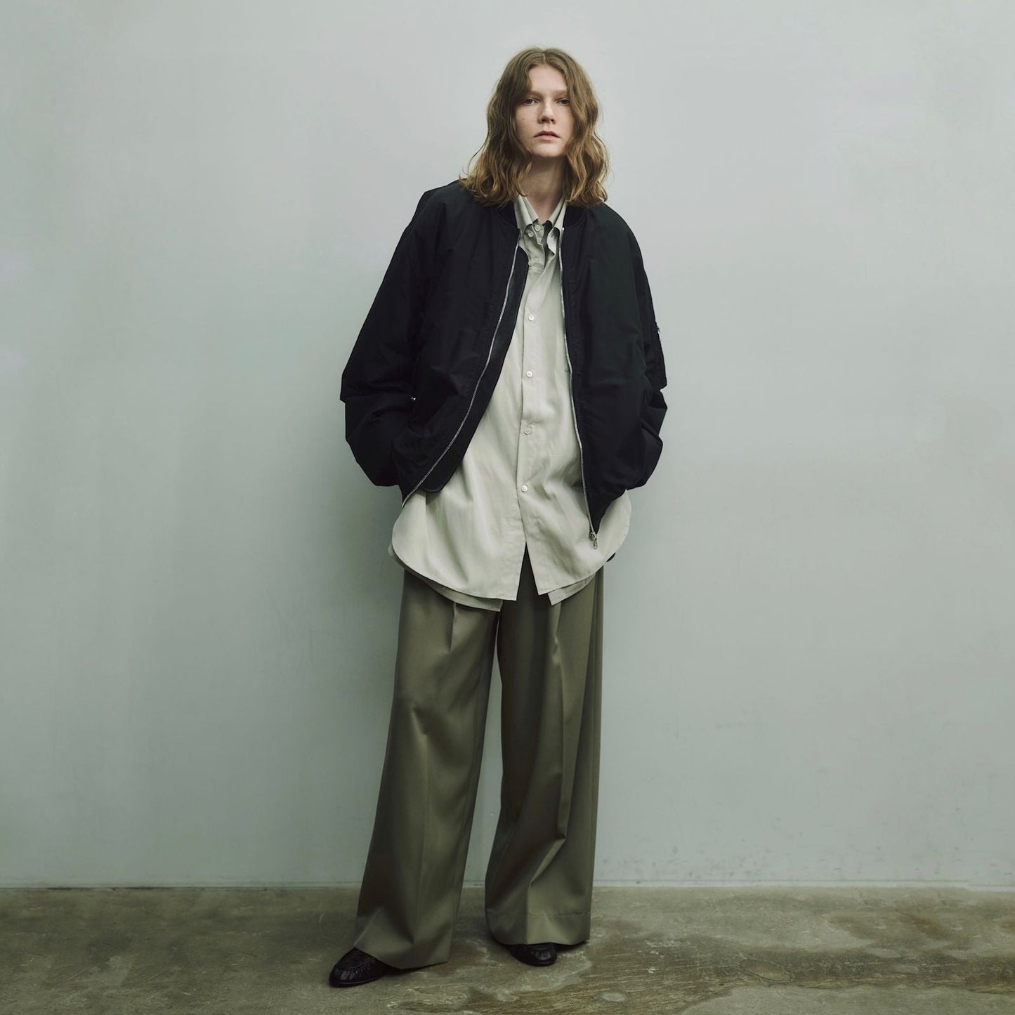 ssstein OVERSIZED LAYERED SHIRT