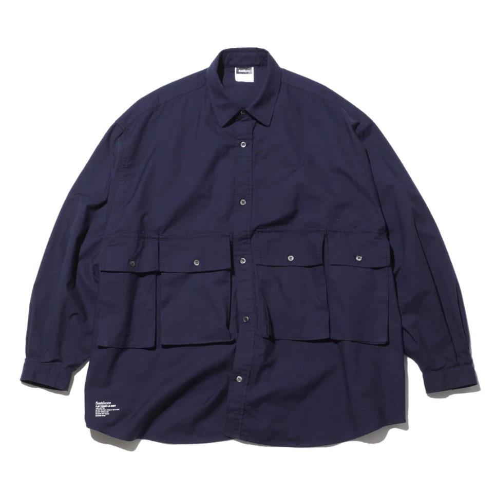 FreshService OXFORD FLAP POCKET L/S SHIRT