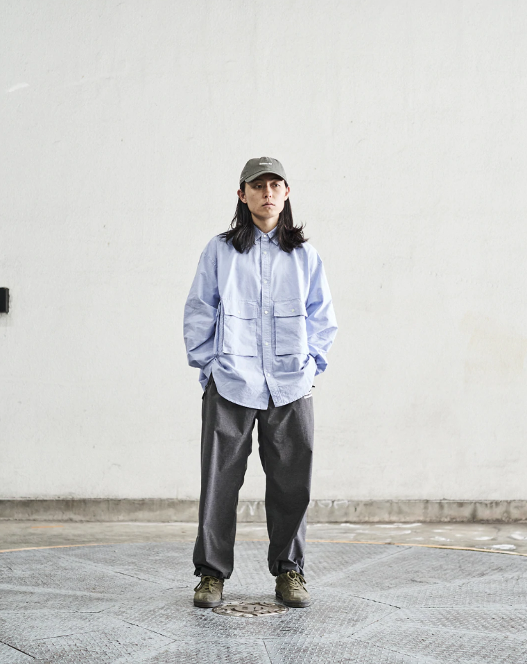 FreshService OXFORD FLAP POCKET L/S SHIRT