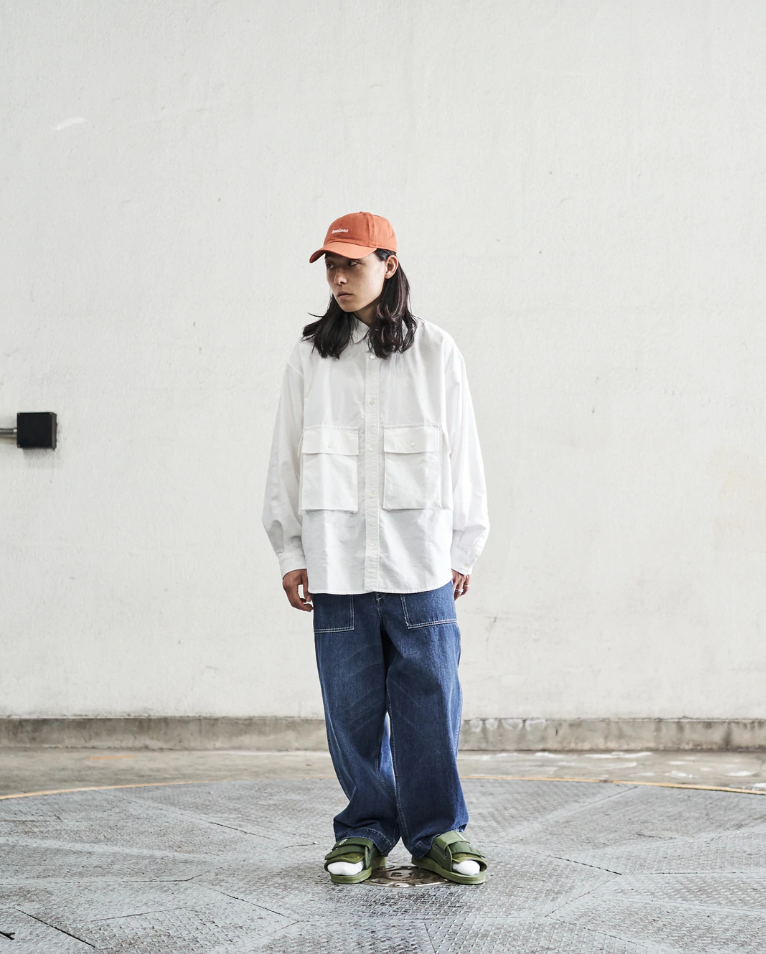 FreshService OXFORD FLAP POCKET L/S SHIRT