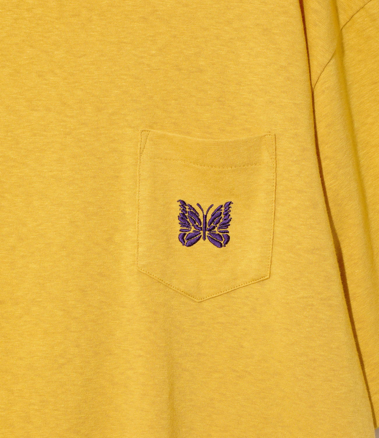 Needles S/S Papillon Emb. Pocket Tee - Cotton Jersey