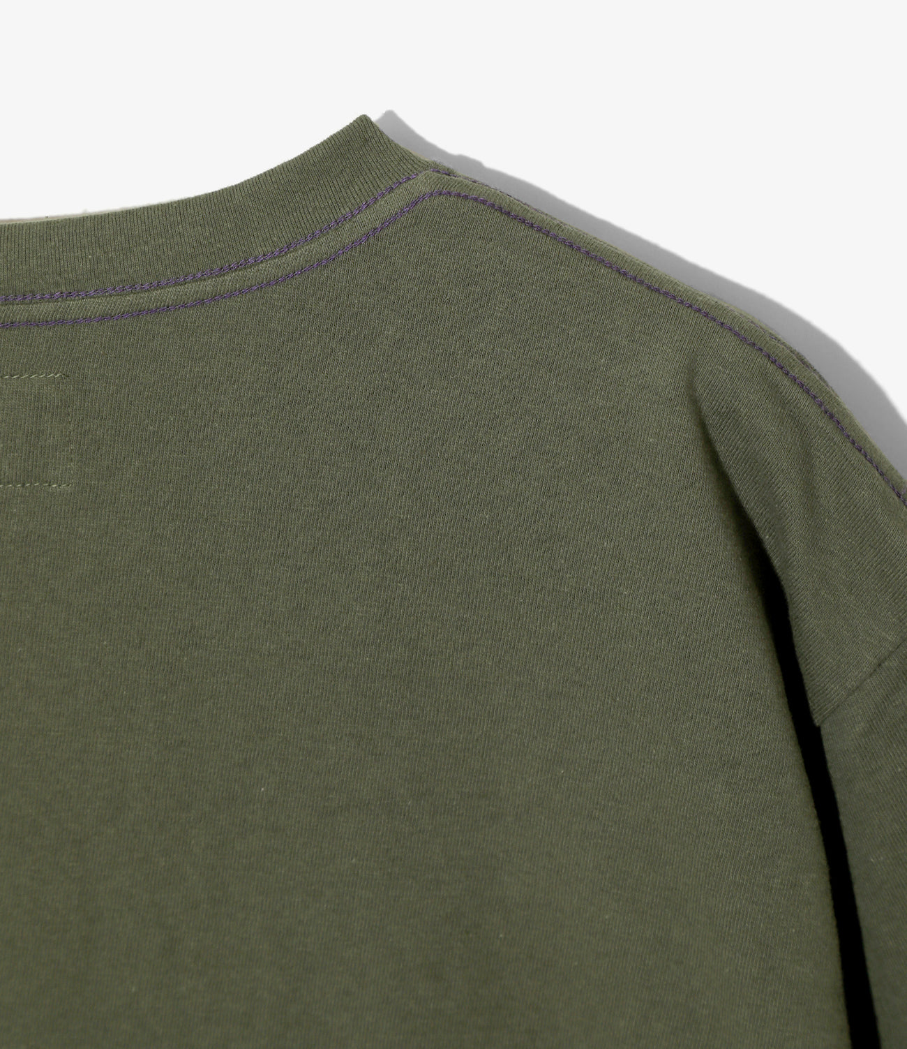 Needles S/S Papillon Emb. Pocket Tee - Cotton Jersey