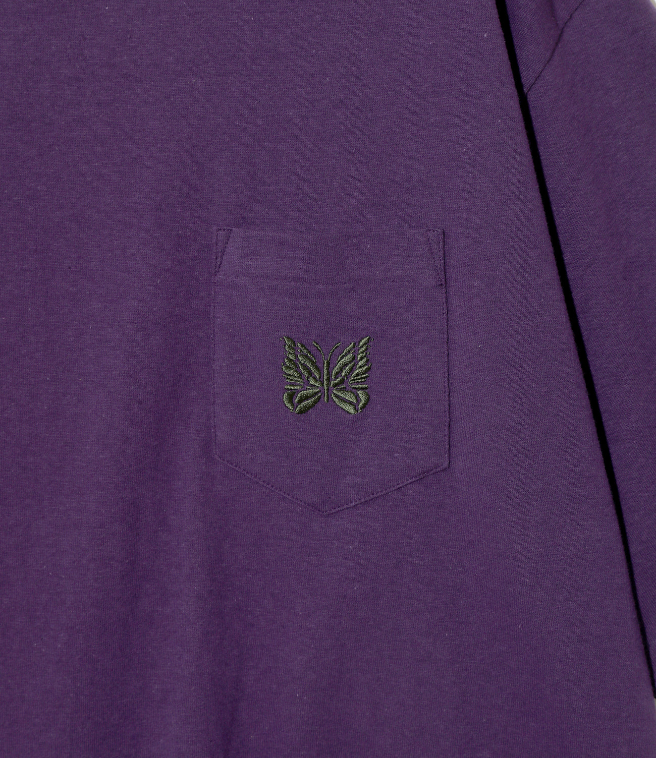 Needles S/S Papillon Emb. Pocket Tee - Cotton Jersey