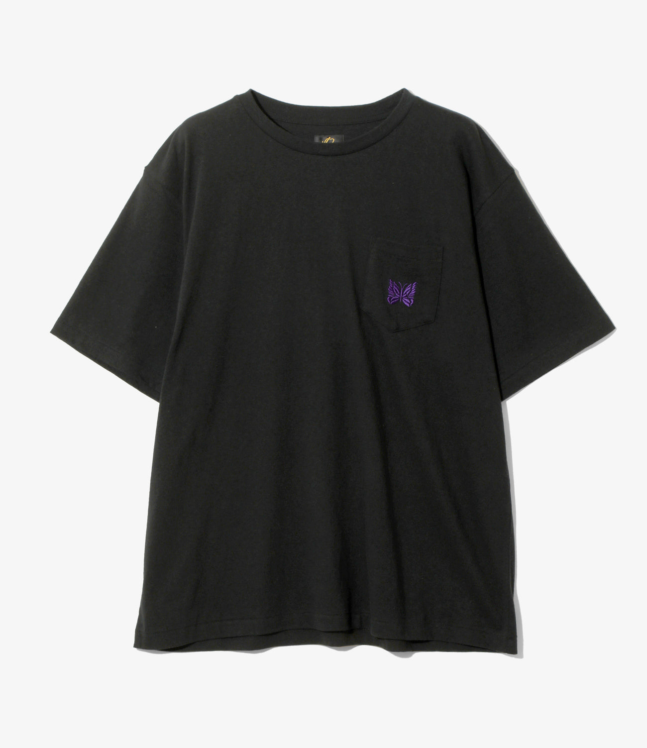 Needles S/S Papillon Emb. Pocket Tee - Cotton Jersey