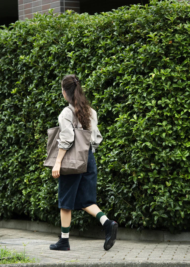 RoToTo DOUBLE FACE CREW SOCKS "SILK&COTTON"