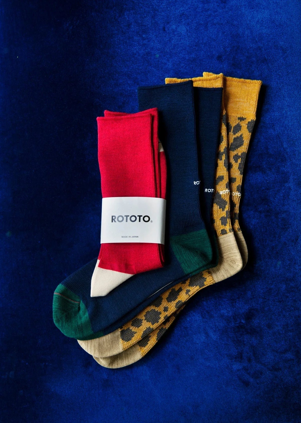RoToTo ORGANIC COTTON ï¼?RECYCLE POLYESTER RIBBED CREW SOCKS