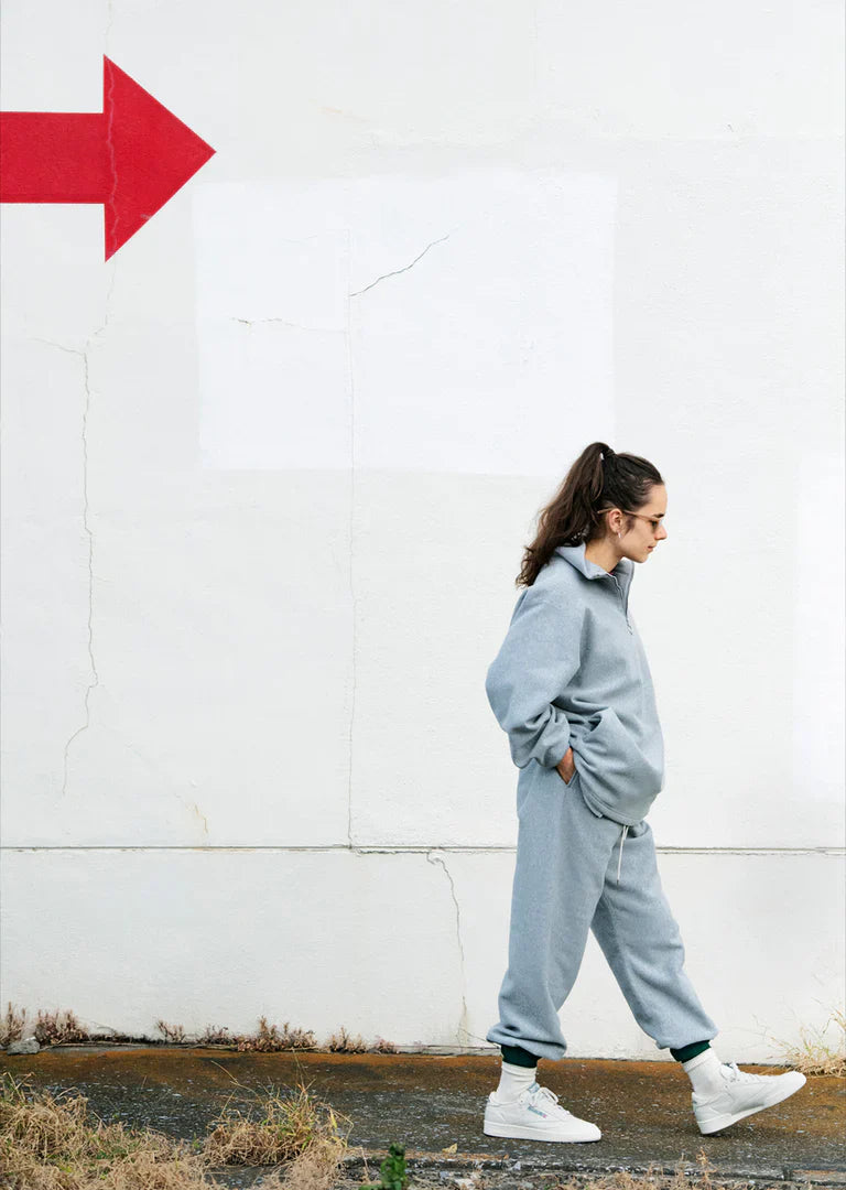 RoToTo ORGANIC COTTON DOUBLE LAYER CREW SOCKS