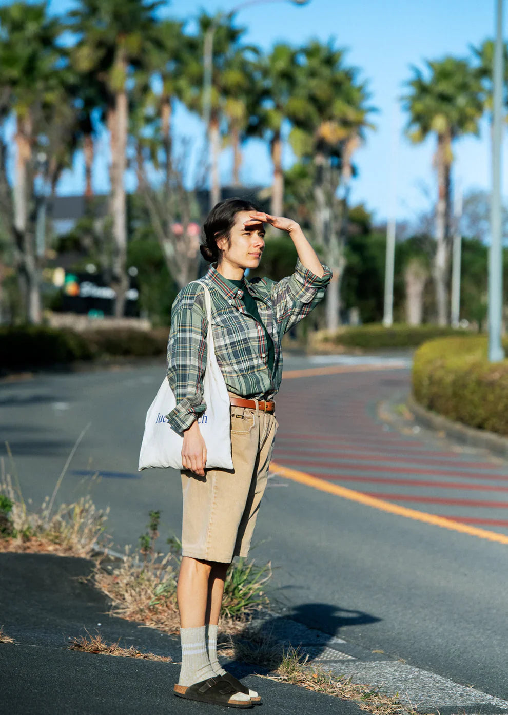 RoToTo OG COTTON SLUB STRIPE SOCKS