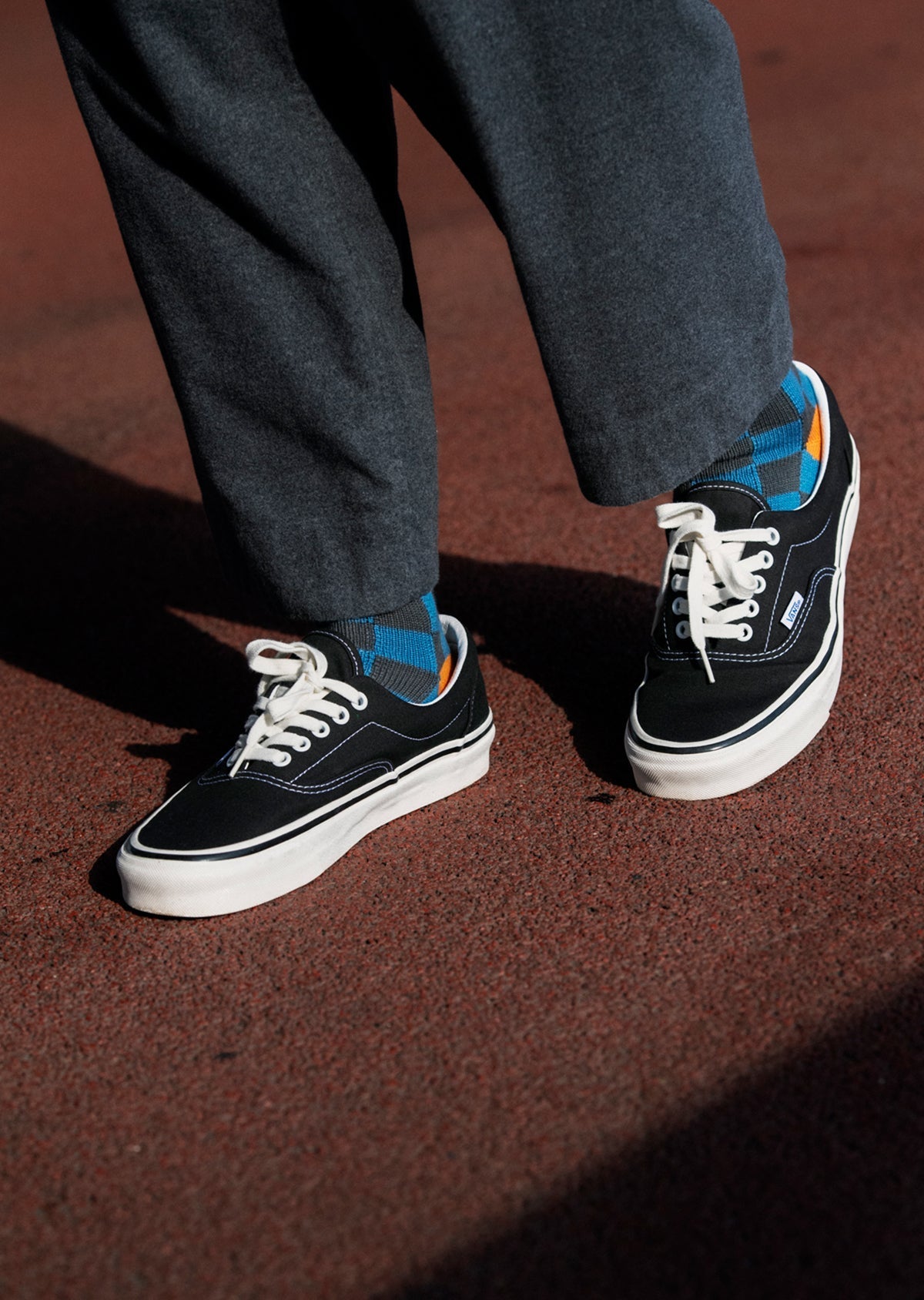 RoToTo CHECKERBOAD CREW SOCKS