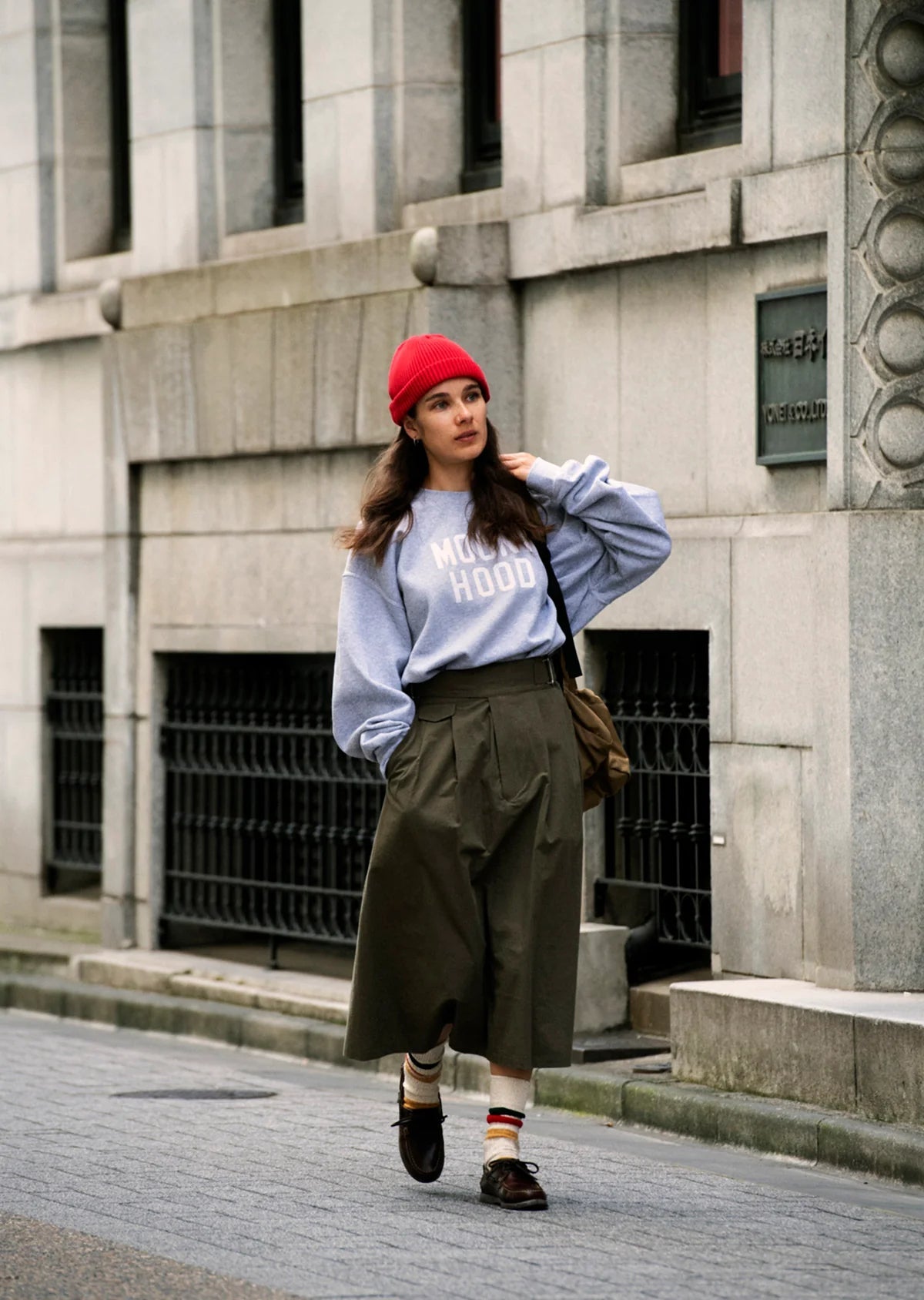 RoToTo PARK STRIPE CREW SOCKS