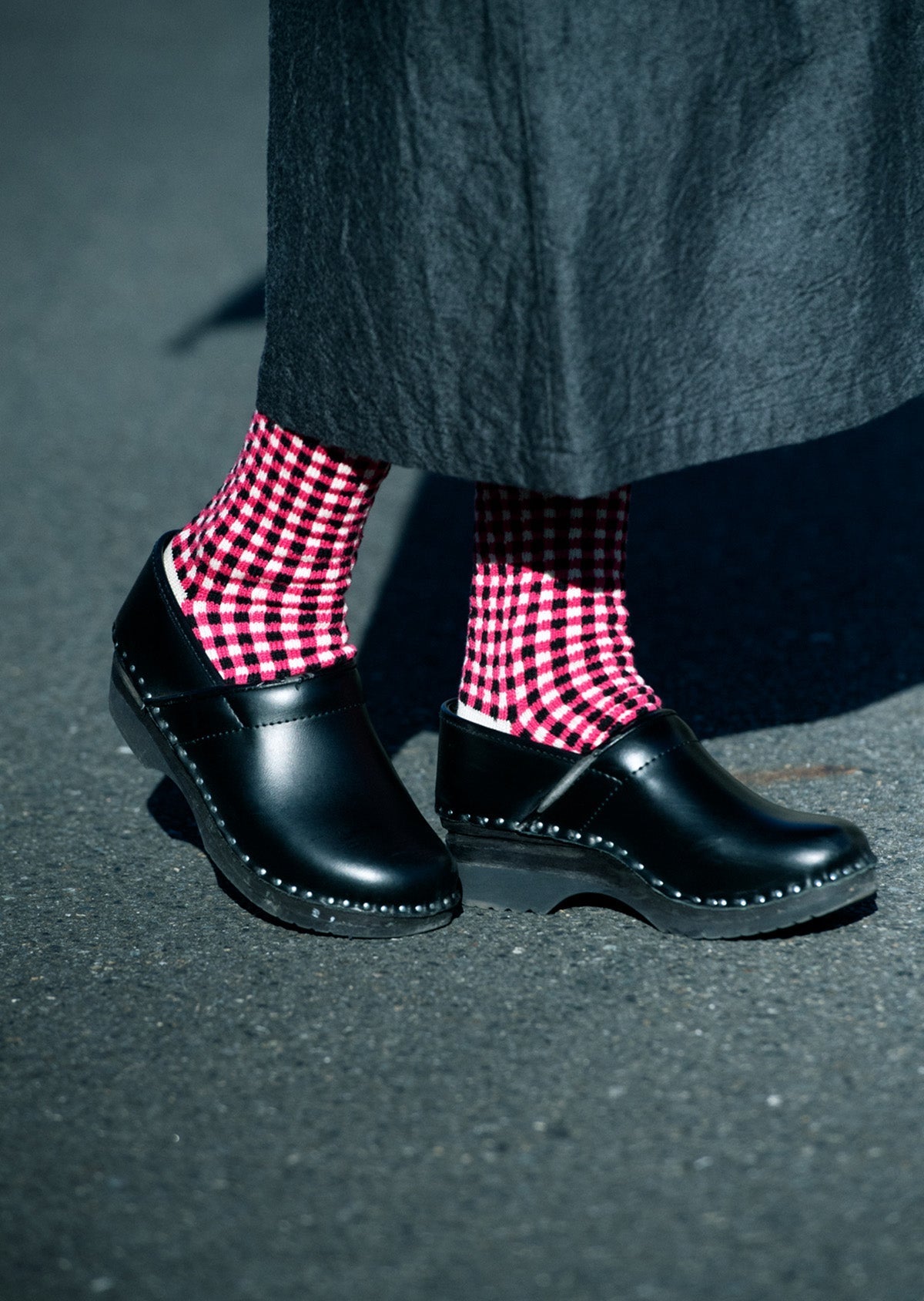 RoToTo GINGHAM CHECK SOCKS