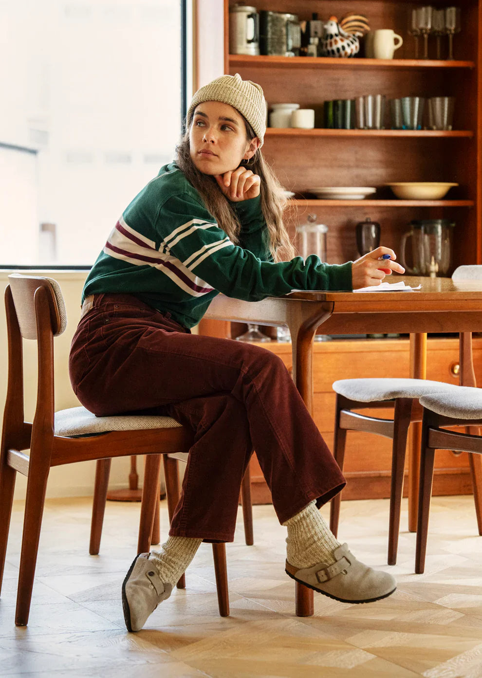 RoToTo RECYCLED COTTON MARL BEANIE