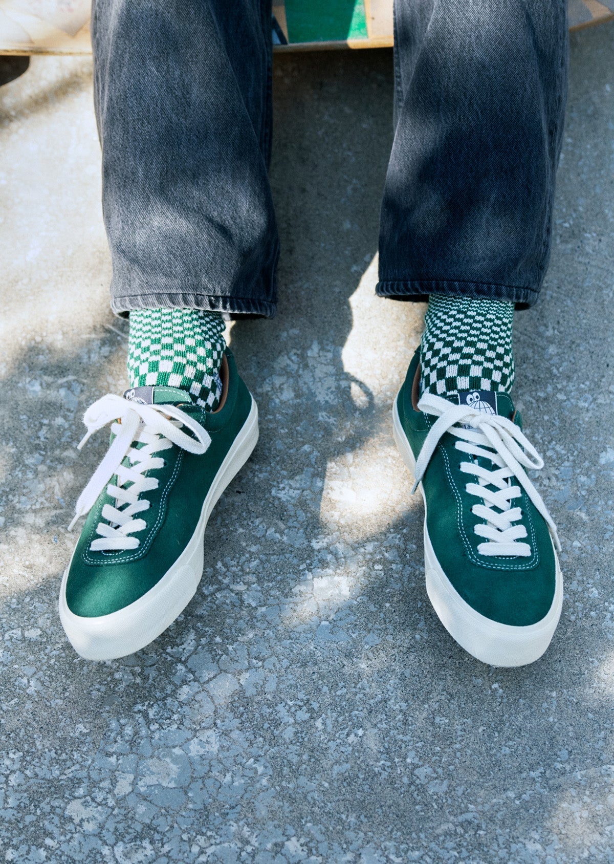 RoToTo WARPED CHECKER CREW SOCKS