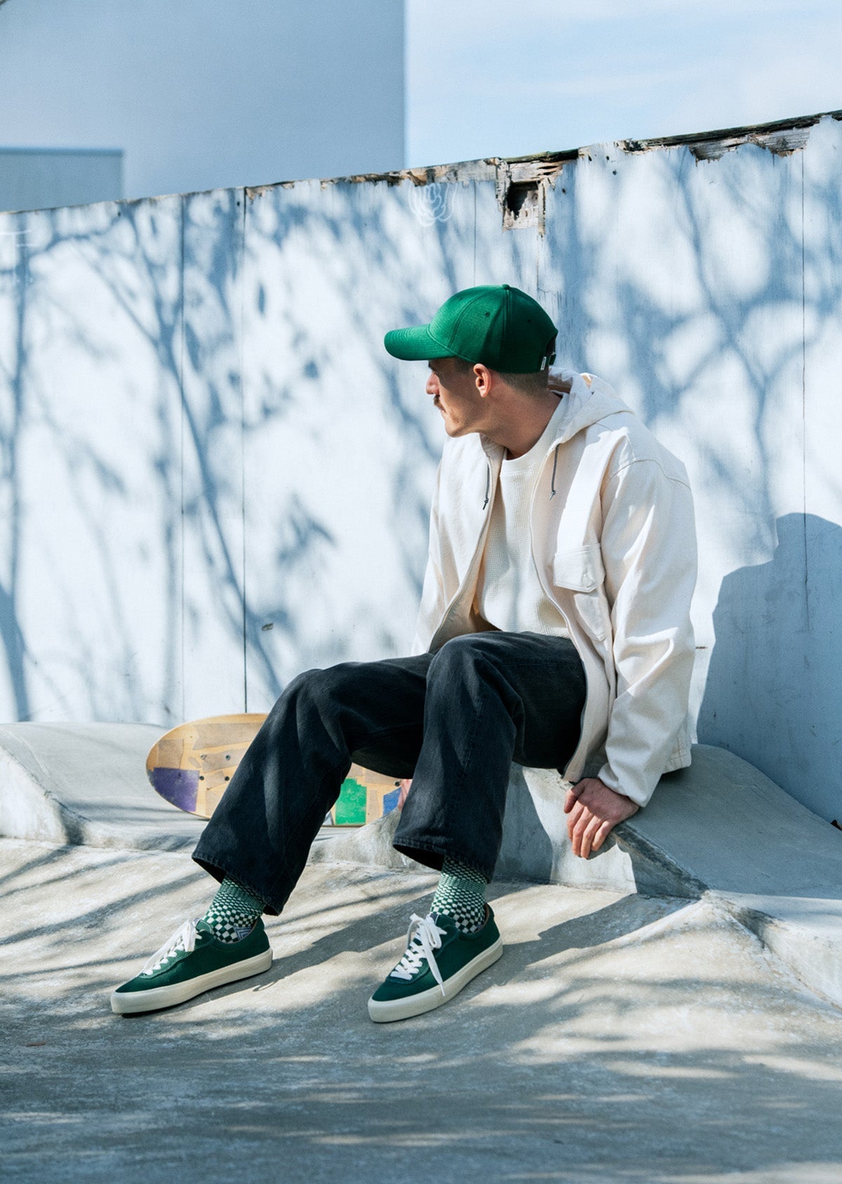 RoToTo WARPED CHECKER CREW SOCKS