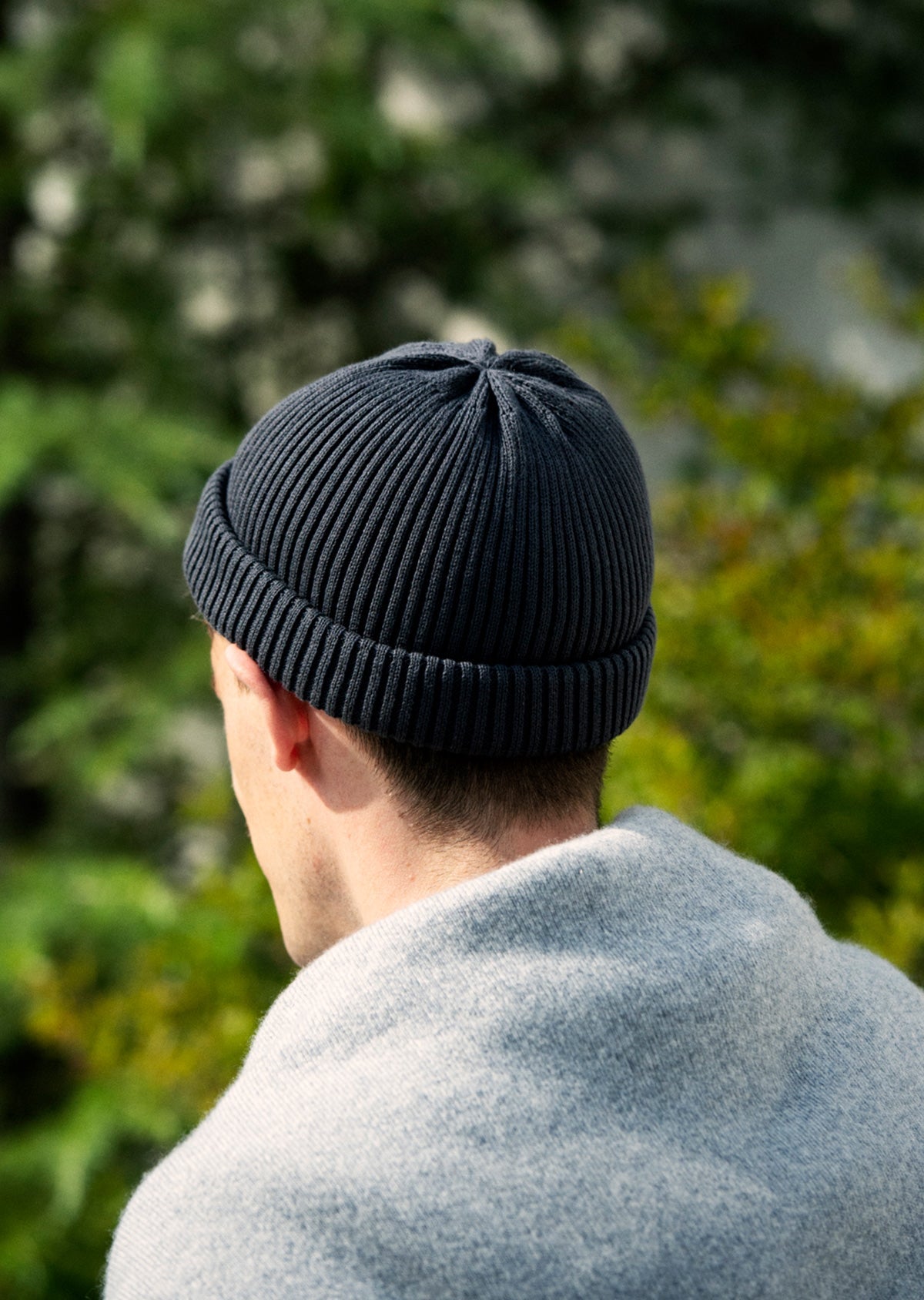 RoToTo COTTON ROLL UP BEANIE